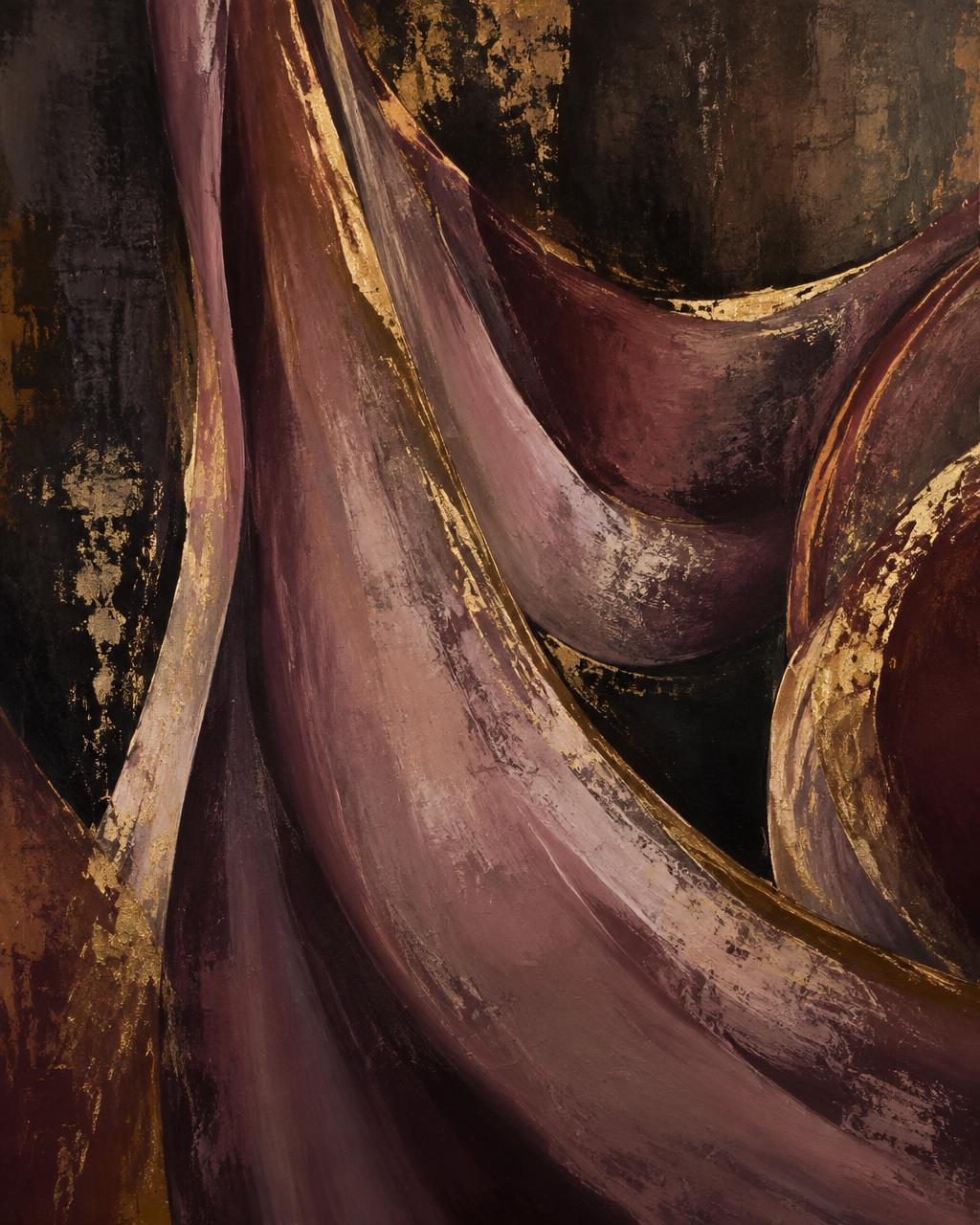 Draped in Plum